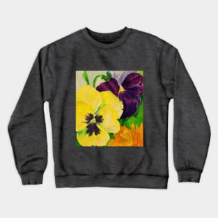 Pansies Crewneck Sweatshirt